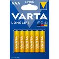 Varta Longlife LR03/AAA Battery - 6 Pcs.