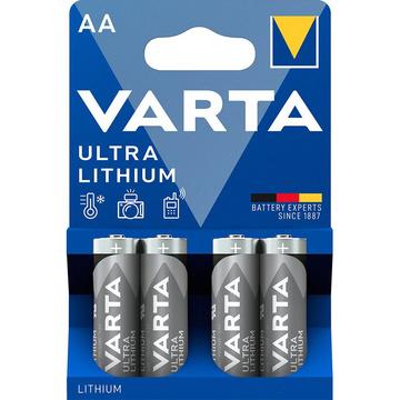 Varta Ultra Lithium L91/AA Battery - 4 Pcs.