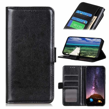 iPhone 13 Pro Max Wallet Case s funkciou stojan - čierna