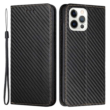 iPhone 14 Pro Max Wallet Case - Carbon Fiber