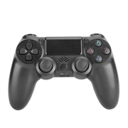 Bezdrôtový herný ovládač Gamepad pre PS4 Herný joystick s reproduktorom a konektorom pre stereo slúchadlá - Čierna