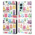 Štýl série OnePlus Nord 2 5G Pase Wallet - Owls