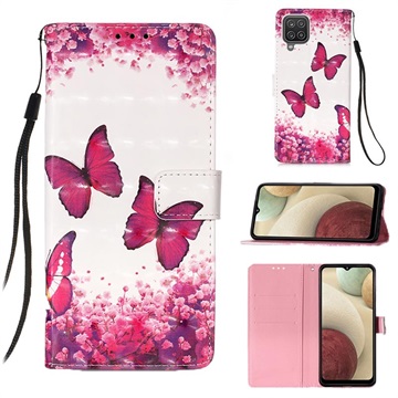 Séria Wonder Series Samsung Galaxy A12 Case Wase - Butterflies