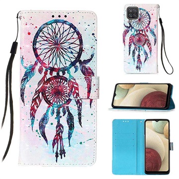 Séria Wonder Series Samsung Galaxy A12 Case Case - Dreamcatcher maľba