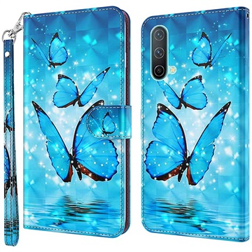 Wonder Series OnePlus Nord CE 5G Pase Wallet - Blue Butterfly