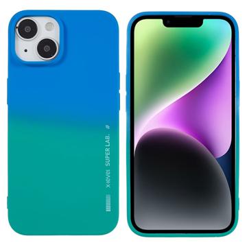 TPU Puzdro X-Level Rainbow na iPhone 14 Plus