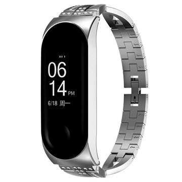 Xiaomi Mi Band 5/6 Strap - 37 mm - striebro