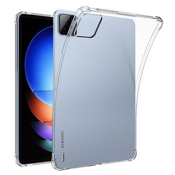 Xiaomi Pad 6S Pro 12.4 Protišmykové TPU Puzdro - Transparentné