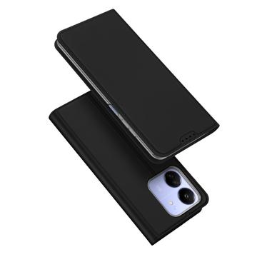 Xiaomi Poco C65/Redmi 13C Dux Ducis Skin Pro Flipové Puzdro - Čierne