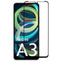 Xiaomi Redmi A3 Úplný chránič sklenenej sklenenej obrazovky - Čierny okraj