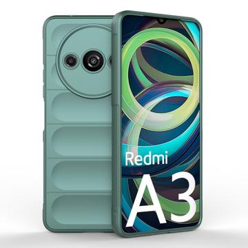 Xiaomi Redmi A3 Rugged TPU Puzdro - Zelená