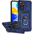 Xiaomi Redmi Note 11/11S Rotary Ring Hybrid Case with Camera Shield