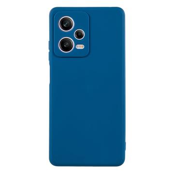 Xiaomi Redmi Note 12 Pro Matné Puzdro TPU Proti Odtlačkom Prstov - Modrá