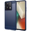 Xiaomi Redmi Note 13 Puzdro z Brúseného TPU - Uhlíkové Vlákno