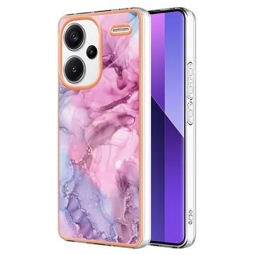 Xiaomi Redmi Note 13 Pro+ Marble Pattern Electroplated IMD TPU Case