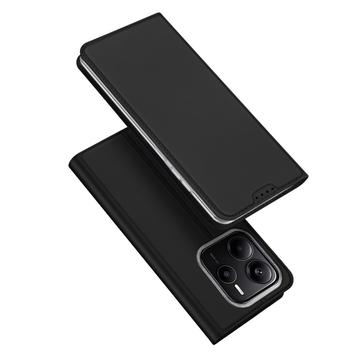 Xiaomi Redmi Note 14 Dux Ducis Skin Pro Flipové Puzdro - Čierne