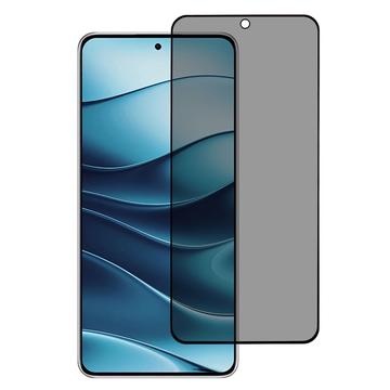 Xiaomi Redmi Note 14 Full Cover Ochranné Tvrdené Sklo na Displej Privacy - Čierny Okraj