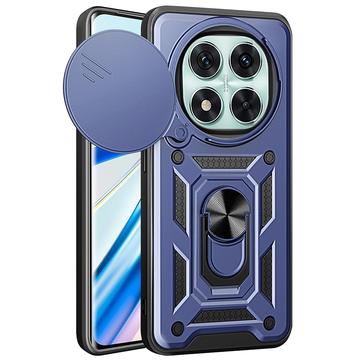 Xiaomi Redmi Note 14 Pro 5G/Poco X7 Rotary Ring Hybrid Case with Camera Shield