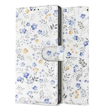 Xiaomi Redmi Note 14 Pro 5G/14 Pro+ 5G/Poco X7 Tech-Protect Wallet Case W. Magnet & Stand - Spring Flowers