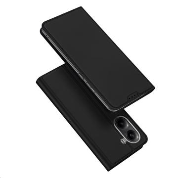 Xiaomi Redmi Turbo 4/Poco X7 Pro Dux Ducis Skin Pro Flipové Puzdro - Čierne