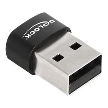 DeLOCK USB 2.0 USB-C adaptér - Čierny