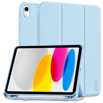 iPad (2022) Tech-Protect SmartCase Pen Tri-Fold Folio Case - Sky Blue