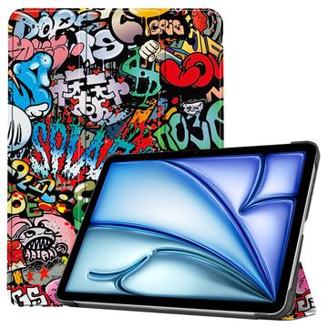 iPad Air 13 (2024) Tri-Fold Series Smart Folio puzdro – Graffiti