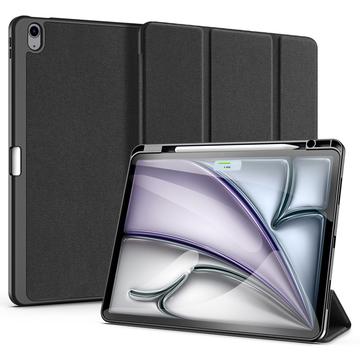 iPad Air 13 (2024) Dux Ducis Domo Tri-Fold Puzdro Smart Folio - Čierne