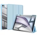 iPad Air 13 (2024) Dux Ducis Toby Tri-Fold Puzdro Smart Folio - Svetlo modrá