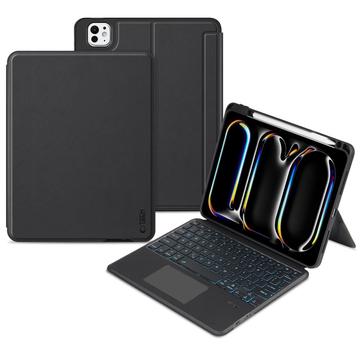 iPad Pro 11 (2024) Tech-Protect SmartCase Mag Pen Bluetooth Keyboard Case - Black