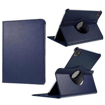 iPad Pro 12.9 2021/2022/Air 13 (2024) 360 Rotary Folio Case - Blue