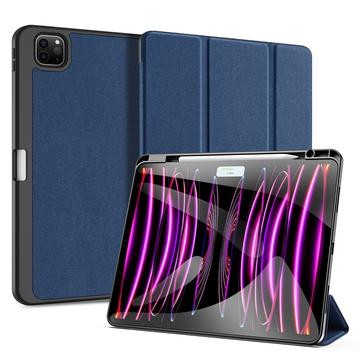 iPad Pro 13 (2024) Dux Ducis Domo Tri-Fold Puzdro Smart Folio - Modrá