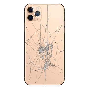 Oprava zadného krytu iPhone 11 Pro Max - iba sklo - zlato