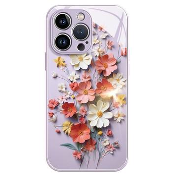 iPhone 12/12 Pro Flower Bouquet Hybrid Case - Purple