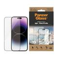 Ochrana obrazovky z tvrdeného skla iPhone 14 Pro Max PanzerGlass Ultra-Wide Fit Anti-Reflective EasyAligner - Čierny okraj