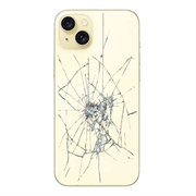 iPhone 15 Plus Back Cover Repair - Glass Only - Yellow