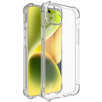 iPhone 15 Plus Imak Drop-Proof TPU Puzdro - Priehľadné