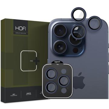 Chránič Objektívu Fotoaparátu iPhone 15 Pro/15 Pro Max Hofi Camring Pro+ - Námorníctvo Okraj