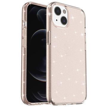 Štýlové hybridné puzdro série Glitter na iPhone 15