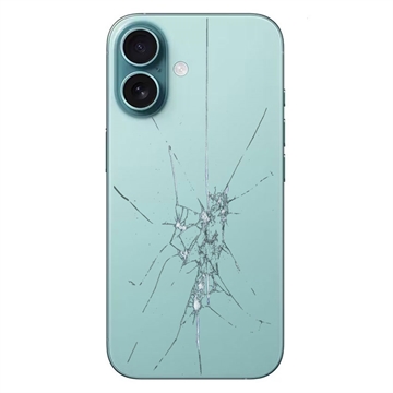 Oprava zadného krytu iPhone 16 - iba sklo - Teal