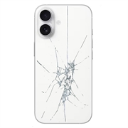 Oprava zadného krytu iPhone 16 - iba sklo - White