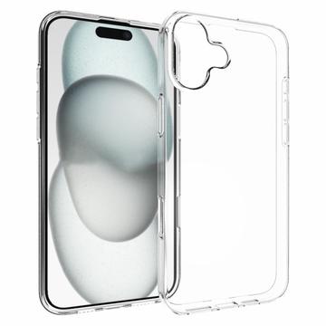 iPhone 16 Plus Protišmykové TPU Puzdro - Transparentné