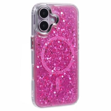 iPhone 16 Plus MagSafe-Compatible Glitter Sequin Epoxy Case