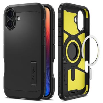 iPhone 16 Plus Spigen Tough Armor Mag Puzdro - Čierne