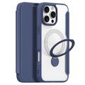 iPhone 16 Pro Dux Ducis Skin X Pro Magnetic Flip Case - Blue