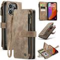 iPhone 16 Pro Max Caseme C30 Multifunctional Wallet Case - Brown