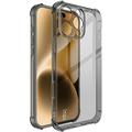 iPhone 16 Pro Max Imak Drop-Proof TPU Puzdro - Priehľadná Čierna