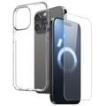 iPhone 16 Pro Max Northjo 2-in-1 Protection Set - Clear