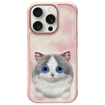 iPhone 16 Pro Nimmy Friends Big Eyed Pet 2.0 Cat Case - Pink