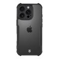 iPhone 16 Pro Tactical Quantum Stealth Case with Reinforced Corners - Clear / Black